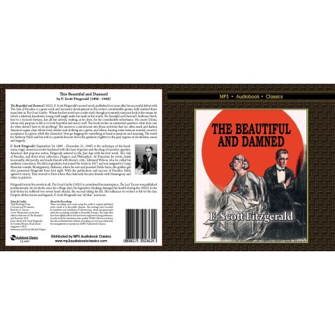 The Beautiful And Damned By F Scott Fitzgerald Mp3 Cd Audiobook In Dvd Case