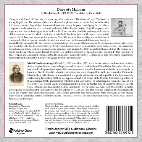 diary of a madman gogol pdf