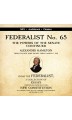 The Federalist No. 65
