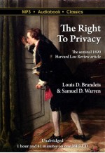 The Right to Privacy