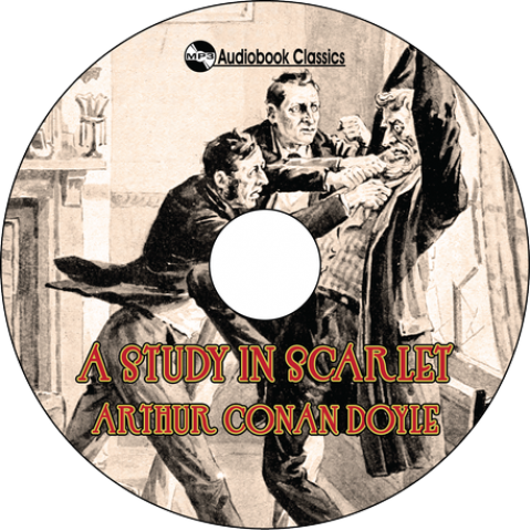 A Study In Scarlet By Sir Arthur Conan Doyle Mp3 Cd Audiobook In Dvd Case