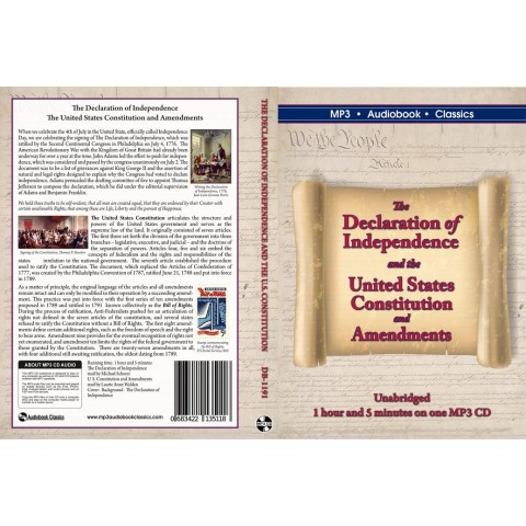The Declaration of Independence and the US Constitution MP3CD Audiobook ...